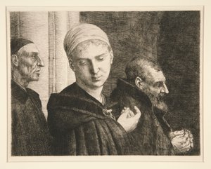 Le Bapteme (De Doop) door Alphonse Legros