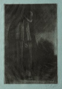 De Reiziger in de Schuilplaats door Alphonse Legros