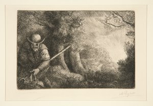 De tuinman door Alphonse Legros