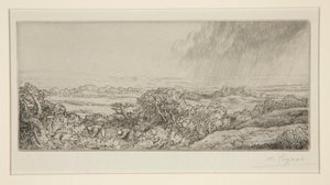 De paddenstoelenplukkers door Alphonse Legros