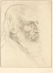 Lord A. Tennyson, derde plaat door Alphonse Legros