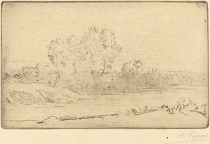 Bij Nordkerque (Pres de Nordkerque) door Alphonse Legros