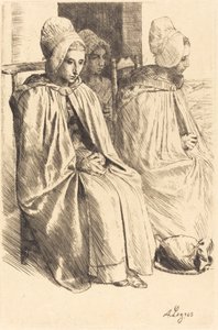 Boerinnen van Boulogne door Alphonse Legros