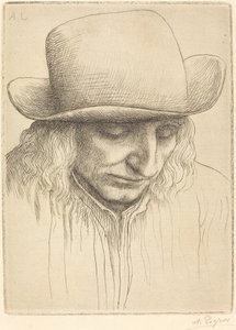 Boer met een ronde hoed door Alphonse Legros