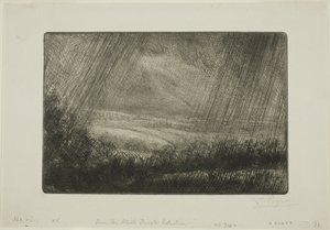 Vlak door Alphonse Legros