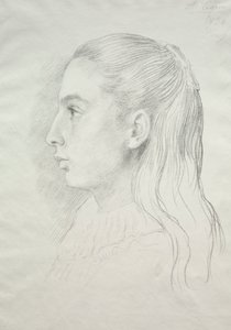 Portret van juffrouw Nora E. Legros