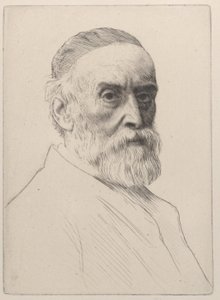 Portret van George Frederic Watts, 1879