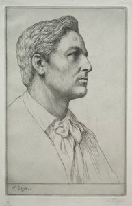Portret van Sir Charles Holroyd door Alphonse Legros