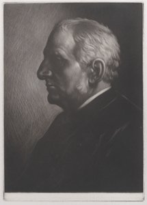Portret van Sir Francis Seymour Haden, 1881 door Alphonse Legros