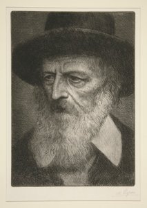 Portret van Tennyson