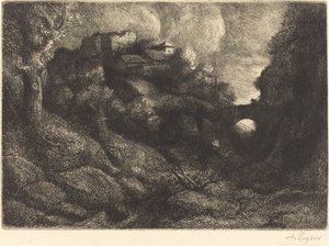 Herinnering aan Italië door Alphonse Legros