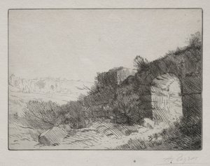 Romeinse ruïnes door Alphonse Legros