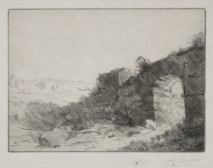 Romeinse ruïnes door Alphonse Legros