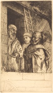 Sint-Pieter en Sint-Paulus bij de Deur van Bonhomme Misere Saint Pierre et Saint... door Alphonse Legros