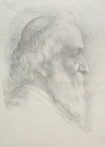 Zelfportret (10e plaat) door Alphonse Legros