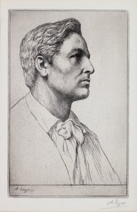 Sir Charles Holroyd (1861-1917) kunstenaar door Alphonse Legros