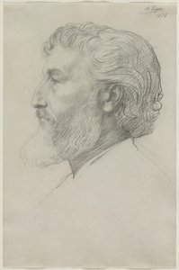 Sir Frederick Leighton door Alphonse Legros