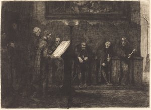 Spaanse Zangers door Alphonse Legros