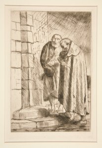 St. Pierre et St. Paul a la porte de M. Richard, uit Histoire du Bonhomme Misere