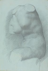 Studie van het antieke door Alphonse Legros
