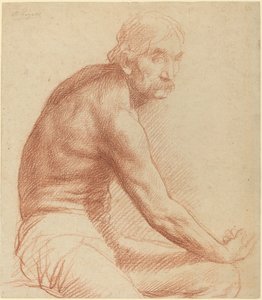 Studie van een Griek door Alphonse Legros