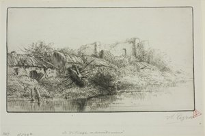 Het Verlaten Dorp door Alphonse Legros