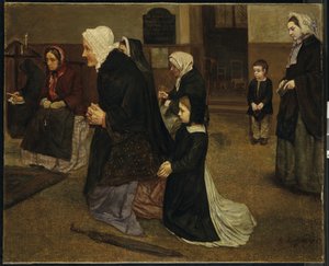 De Angelus, 1859 door Alphonse Legros