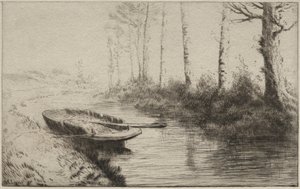 Het Kanaal, Ochtend door Alphonse Legros