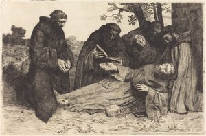 De dood van Sint Franciscus