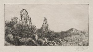 De oude steengroeven van Montrouge door Alphonse Legros