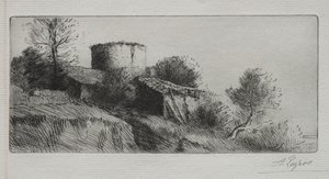 De Duiventoren door Alphonse Legros