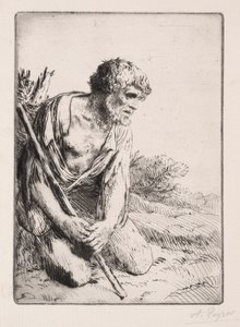 De verloren zoon (3e plaat) door Alphonse Legros