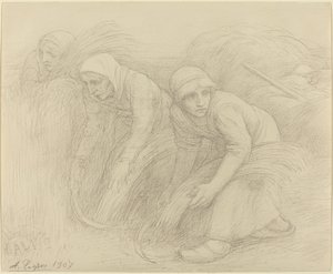 De maaiers door Alphonse Legros