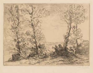 De Zalmvisser (Le Pêcheur du Saumon) door Alphonse Legros