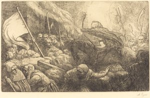 De Triomf van de Dood: Proclamatie door Alphonse Legros