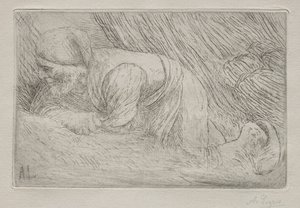 De Takkenverzamelaars door Alphonse Legros