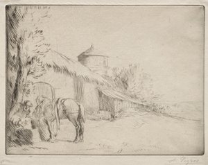 De Waterplaats 2e Plaat door Alphonse Legros