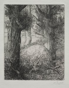 Gallische tumulus door Alphonse Legros