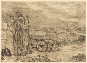 Landlopers van Montrouge door Alphonse Legros