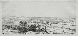 Vallei van de duinen La Vallée des Dunes door Alphonse Legros