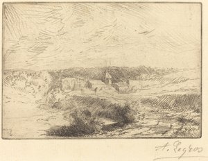 Dorp Wimille, nabij Boulogne door Alphonse Legros