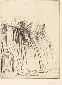 Vrouwen van Brussel Femmes de Bruges door Alphonse Legros