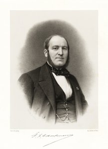 Georges Eugène Haussmann door Alphonse Leon Noel