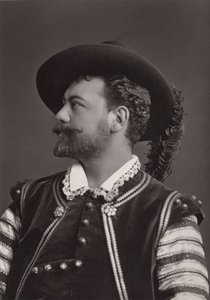 Portret van Victor Maurel (1848-1923) Franse bariton als Don Giovanni van Mozart - fotografie door Alphonse Justin Liebert (1827-1914) door Alphonse Liebert
