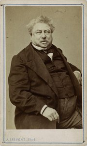 De auteur Alexandre Dumas père 1802-1870, 1870