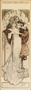 Een Maquette voor de Lithografie "Programme 27 Octobre 1900", ca. 1900