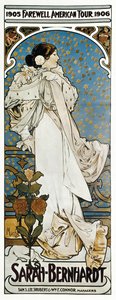 Een poster voor Sarah Bernhardt