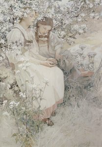 Zalig zijn de reinen van hart: want zij zullen God zien door Alphonse Marie Mucha