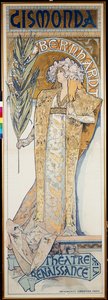 Gismonda, Théâtre de la Renaissance door Alphonse Mucha