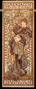 Lorenzaccio, 1896 door Alphonse Mucha